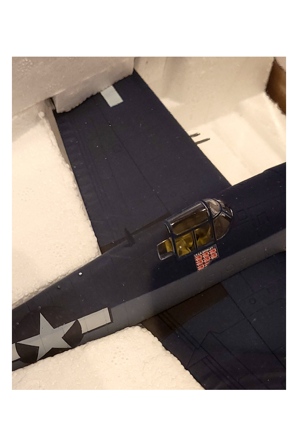 Franklin Mint Armour F6F-3 Hellcat VF-27 1:48 WWII Diecast Model B11B311 NIB