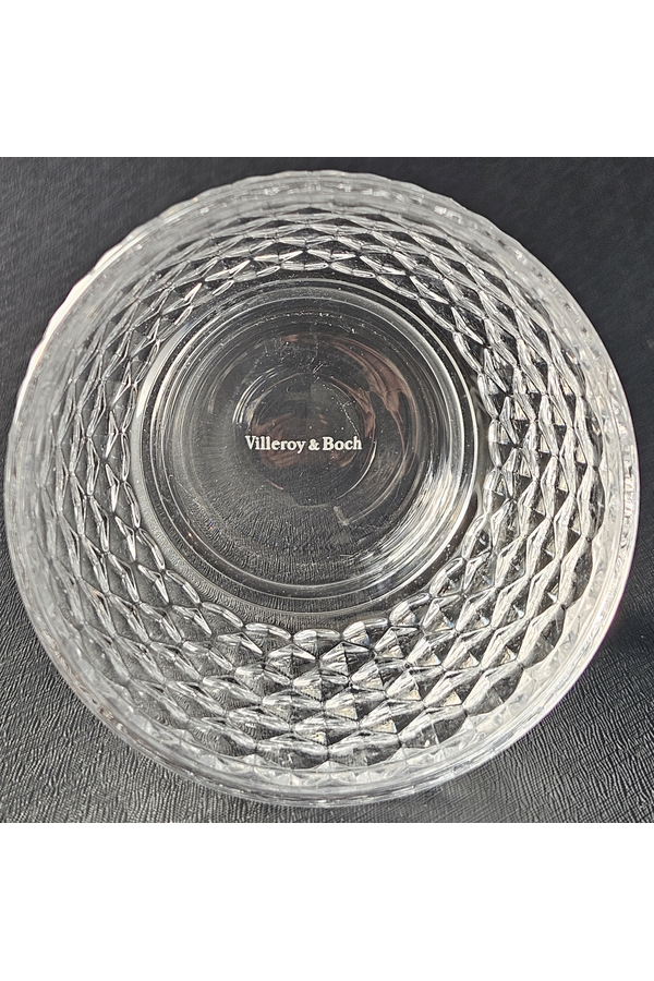 Villeroy & Boch Boston Clear Glasses – 4 Highball + 4 Lowball Set, Diamond Cut Pattern177.png