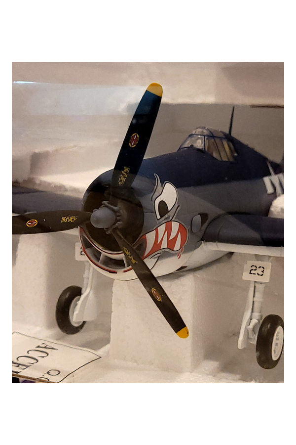Franklin Mint Armour F6F-3 Hellcat VF-27 1:48 WWII Diecast Model B11B311 NIB