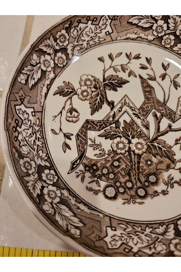 Wedgwood Beatrice Brown Bowl 6”  Antique English Transferware 38.png