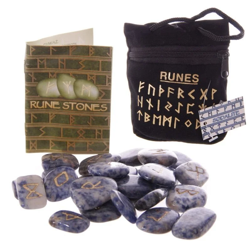 Set de 25 Pierre runique Améthyste