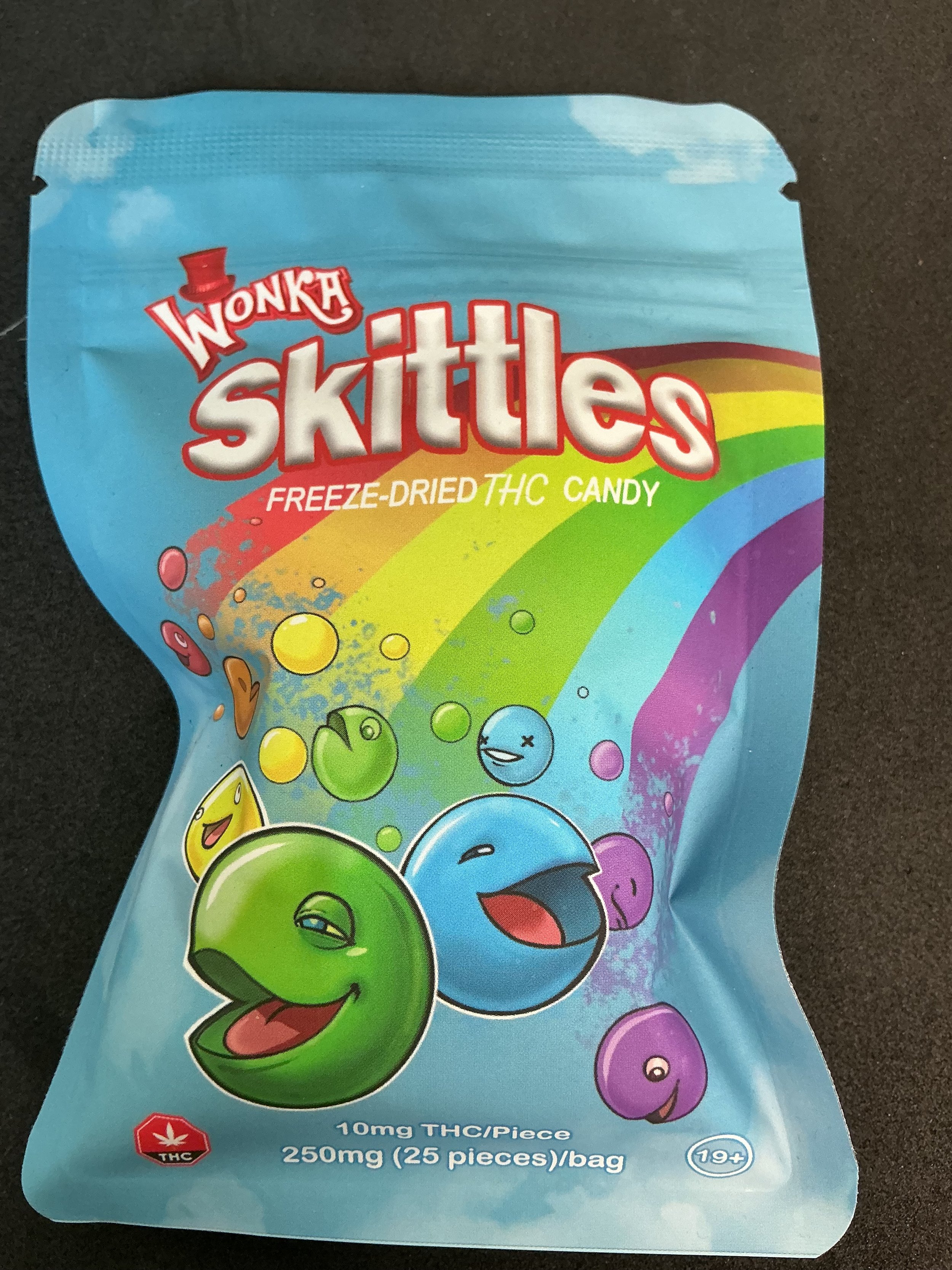 250mg Freeze dried Skittles