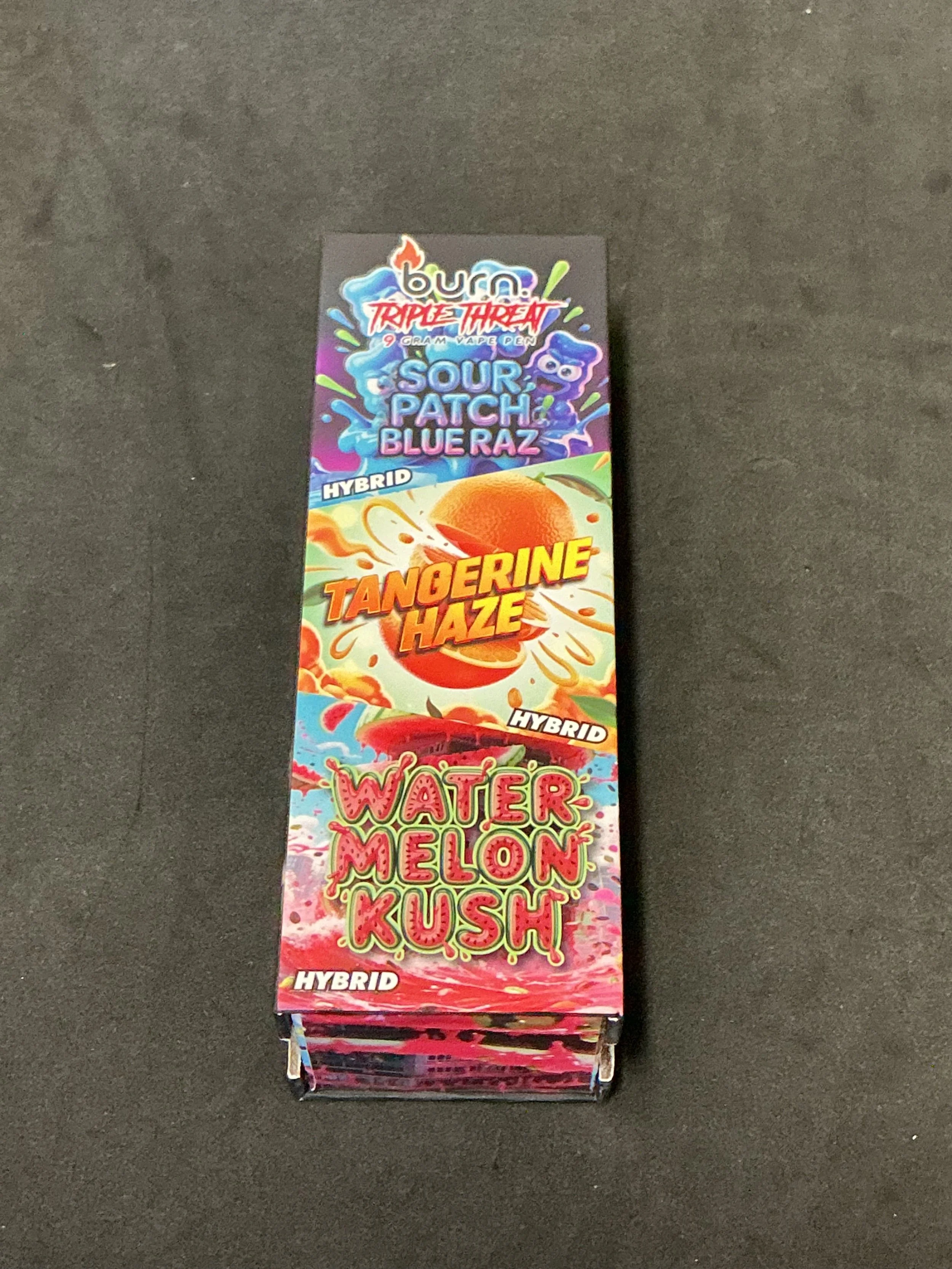 9g Burn triple threat disposable dab pen