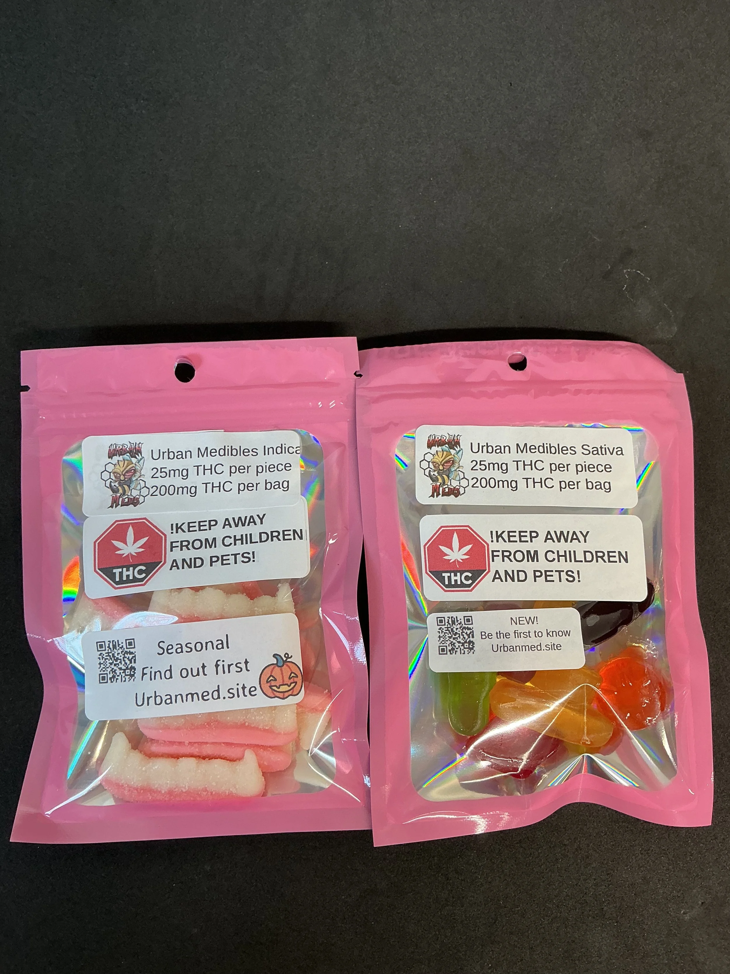 200mg THC gummy pack
