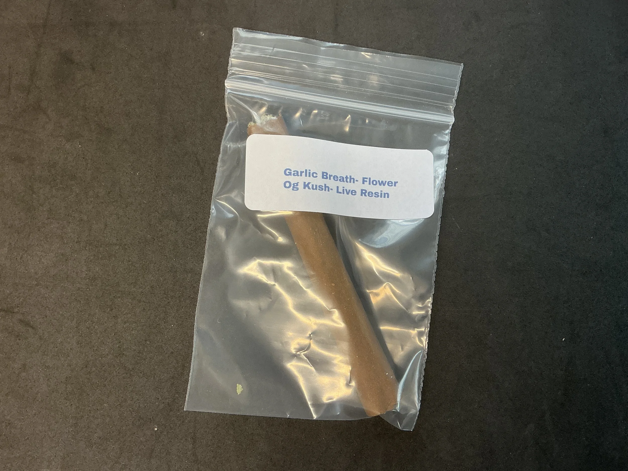 Garlic Breath OG Kush Live Resin Blunt