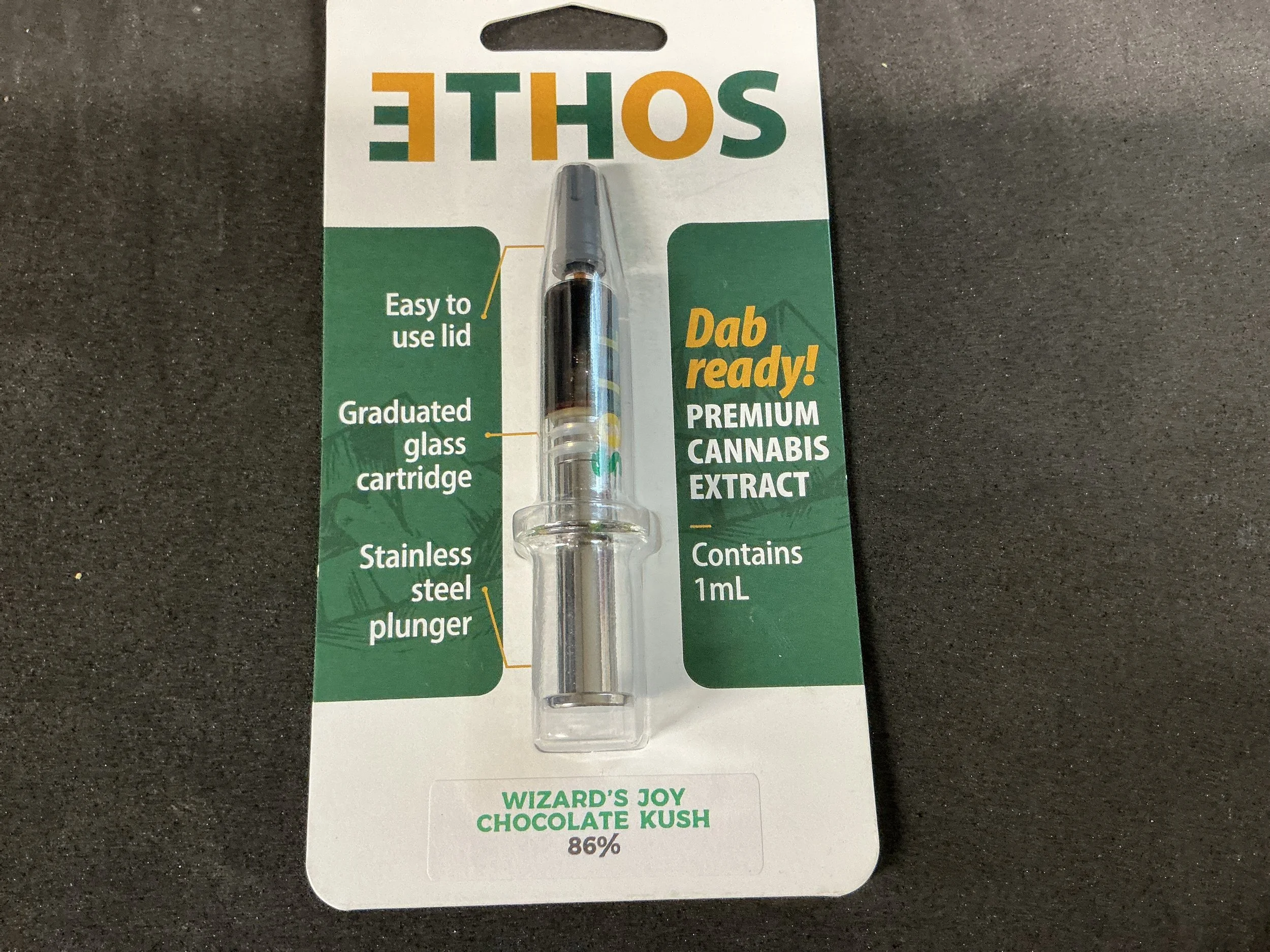 1g Ethos Chocolate Kush Full Spectrum (Dab Syringe)