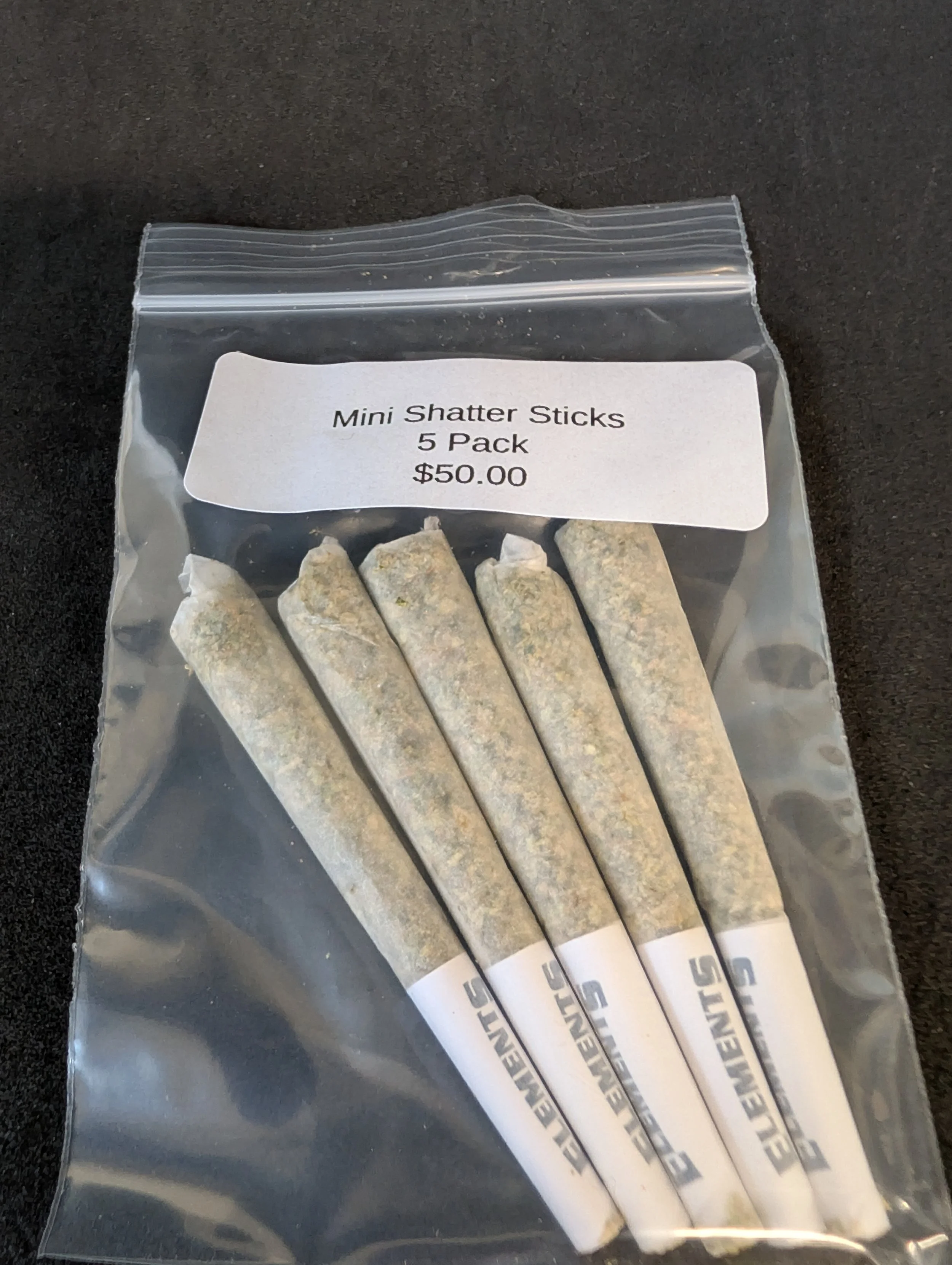 Mini Shatter Sticks 5 Pack