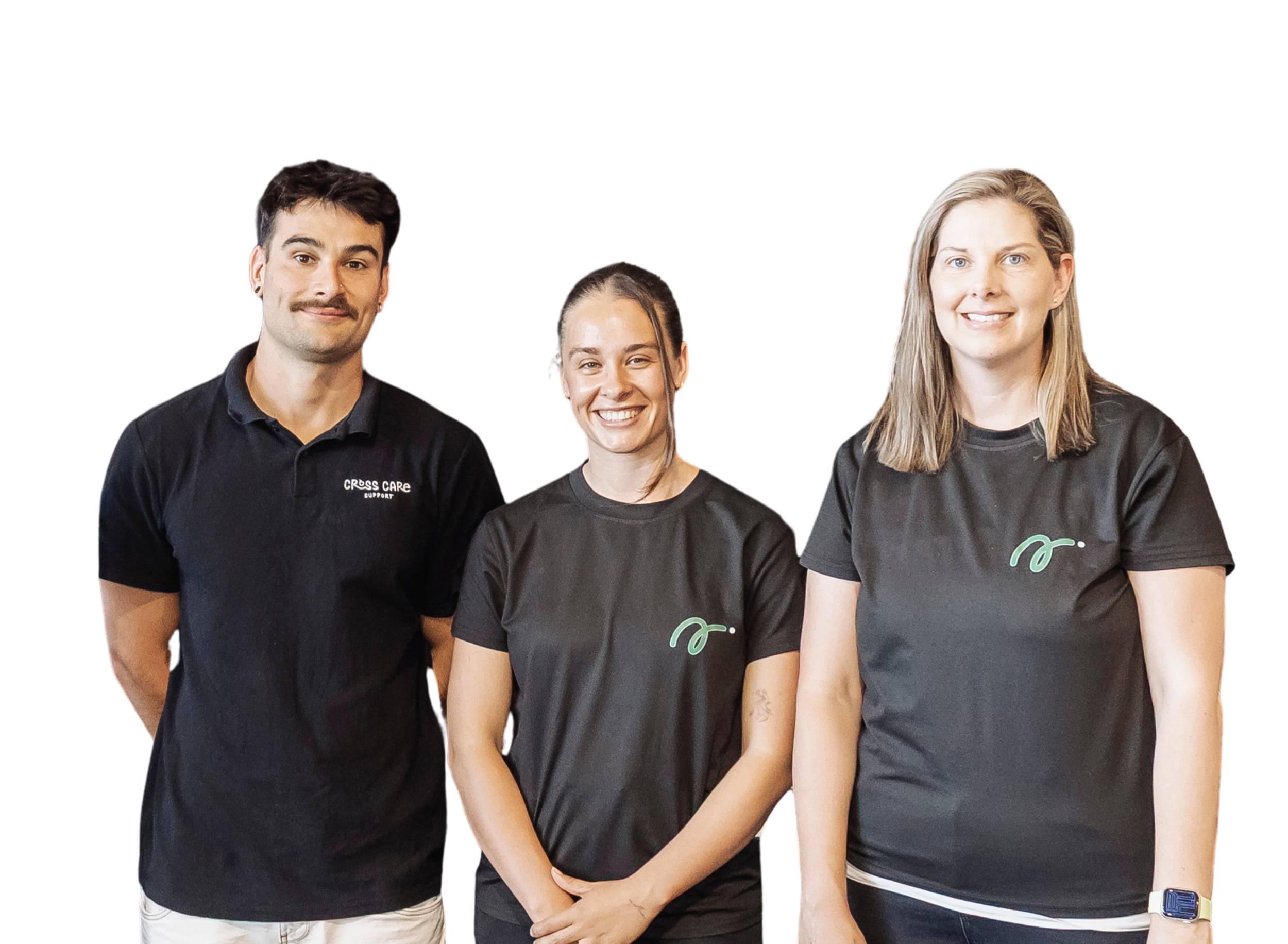 Zander, Katie and Chloe from CentreSteps Allied Health Occupational Therapy team