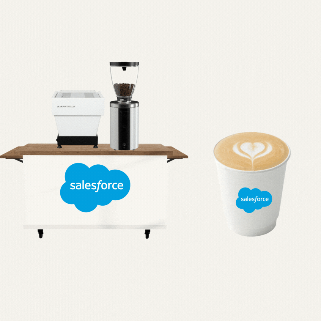 Custom Branded Coffee Cart & Mobile Espresso Bar Lattes Cappuccinos Los Angeles Coffee Catering for events in California Mobile Event Baristas