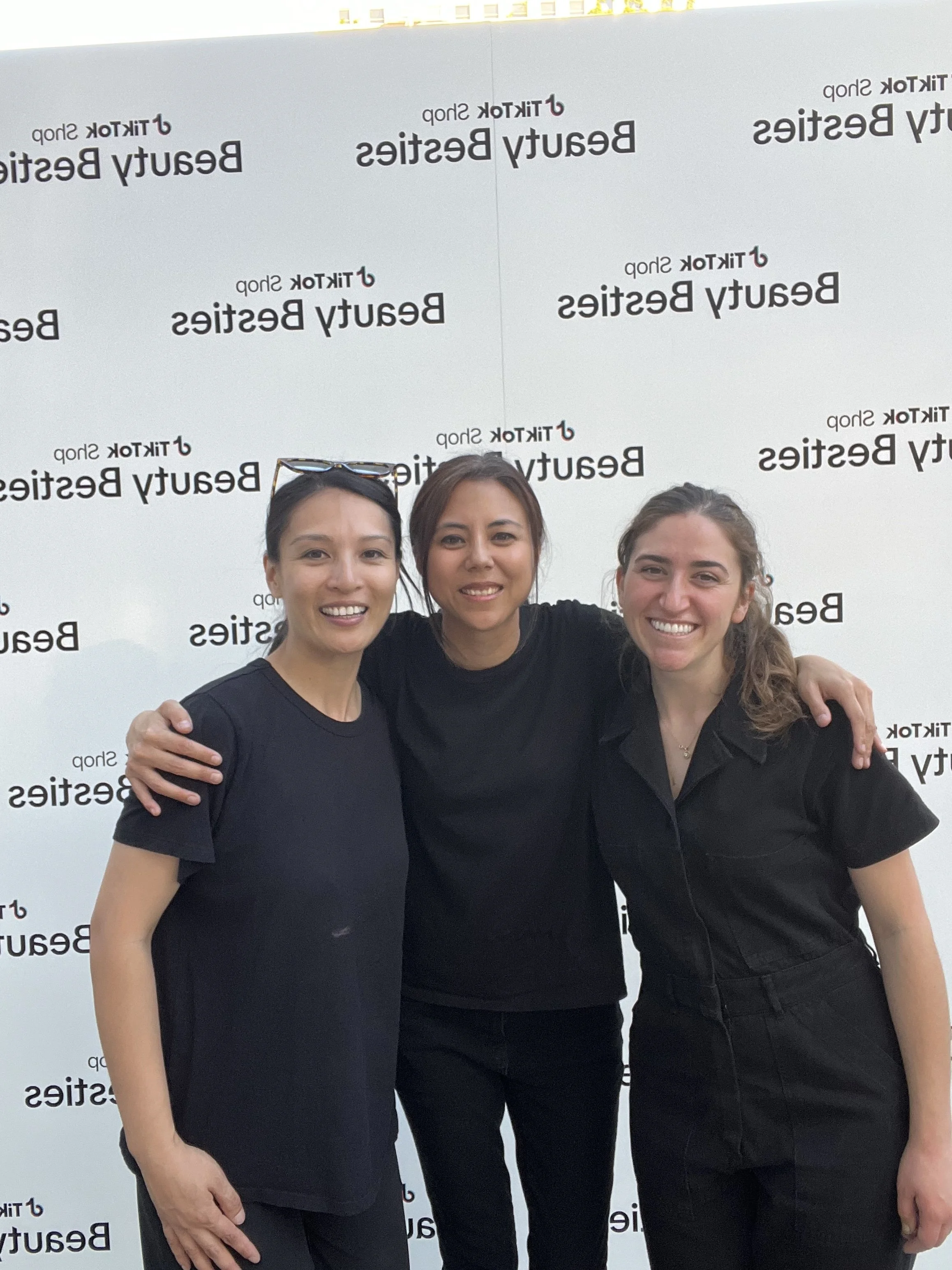 Pulo Coffee founders and barista serving espresso at a TikTok influencer brand activation event in Los Angeles