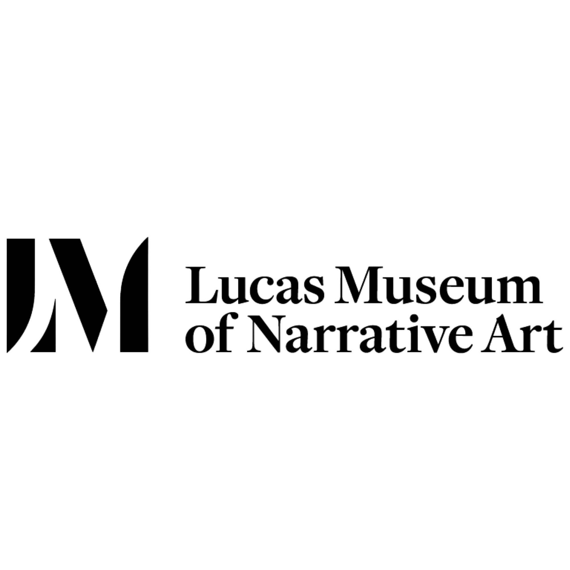 Lucas Museum of Narrative Art logo displayed as a trusted client for coffee cart catering services in Los Angeles