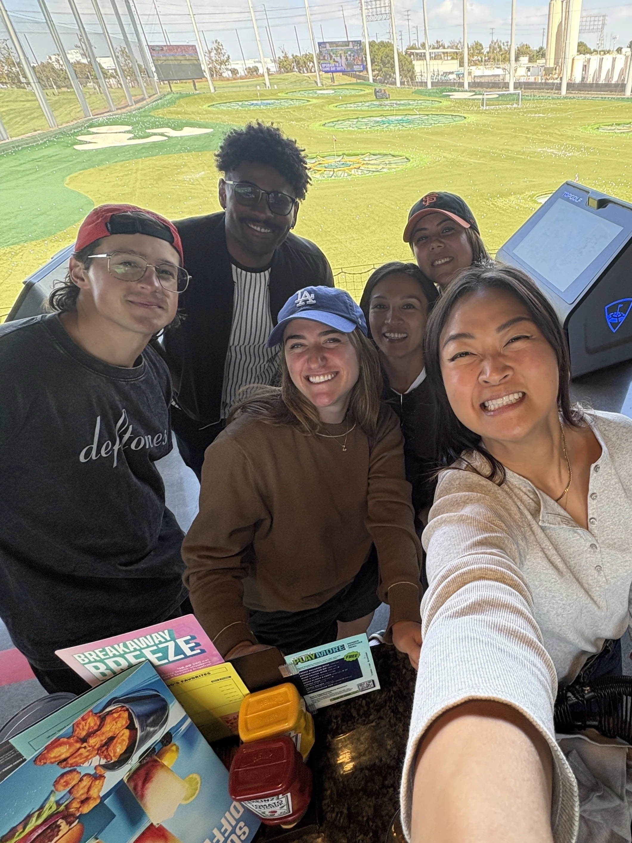 Pulo Coffee team outing at Topgolf Los Angeles