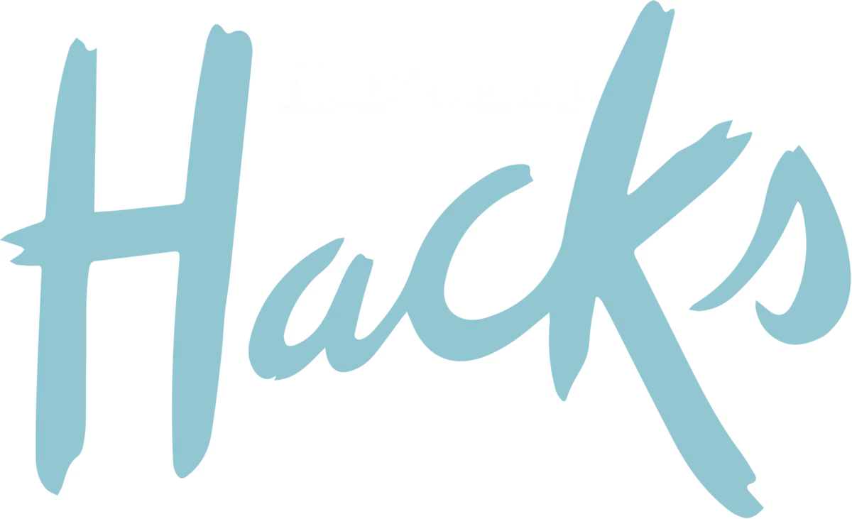 Hacks TV show logo displayed as a featured production supported by on-site coffee catering services