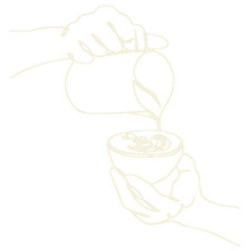 Professional barista pouring latte art at a brand activation event in Los Angeles