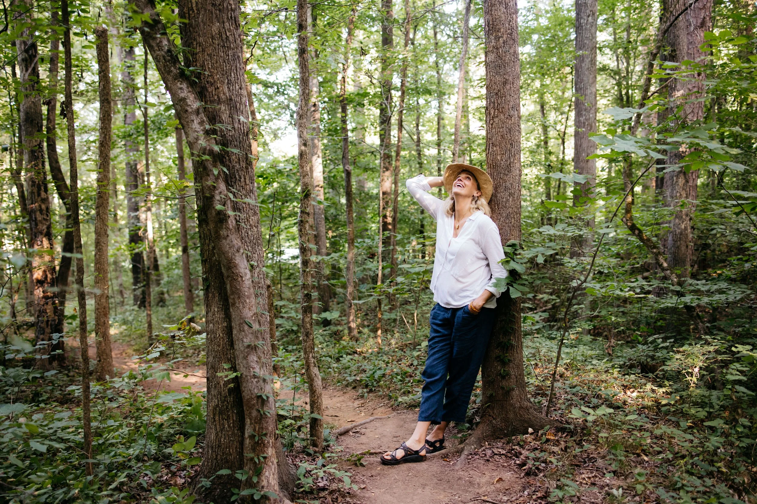 Forest Therapy Guide Training Instructor in North Carolina forest