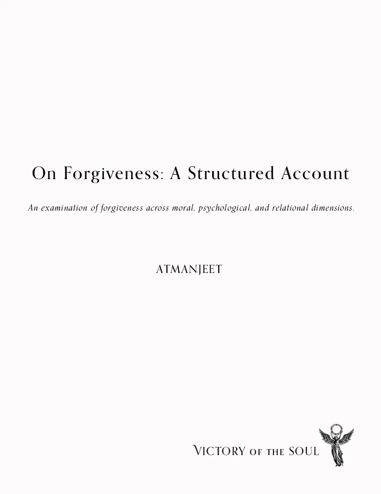 On Forgiveness
