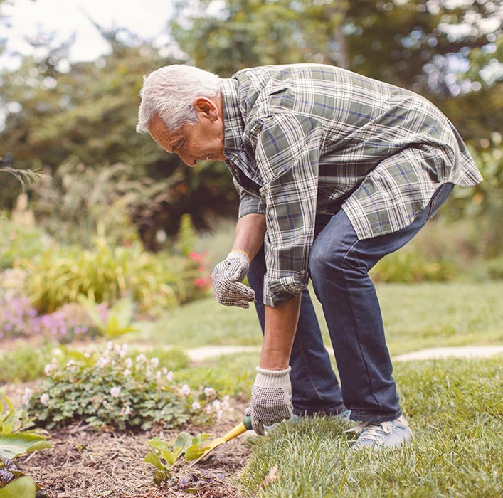 older-man-gardening-pain-free-after-physical-therapy