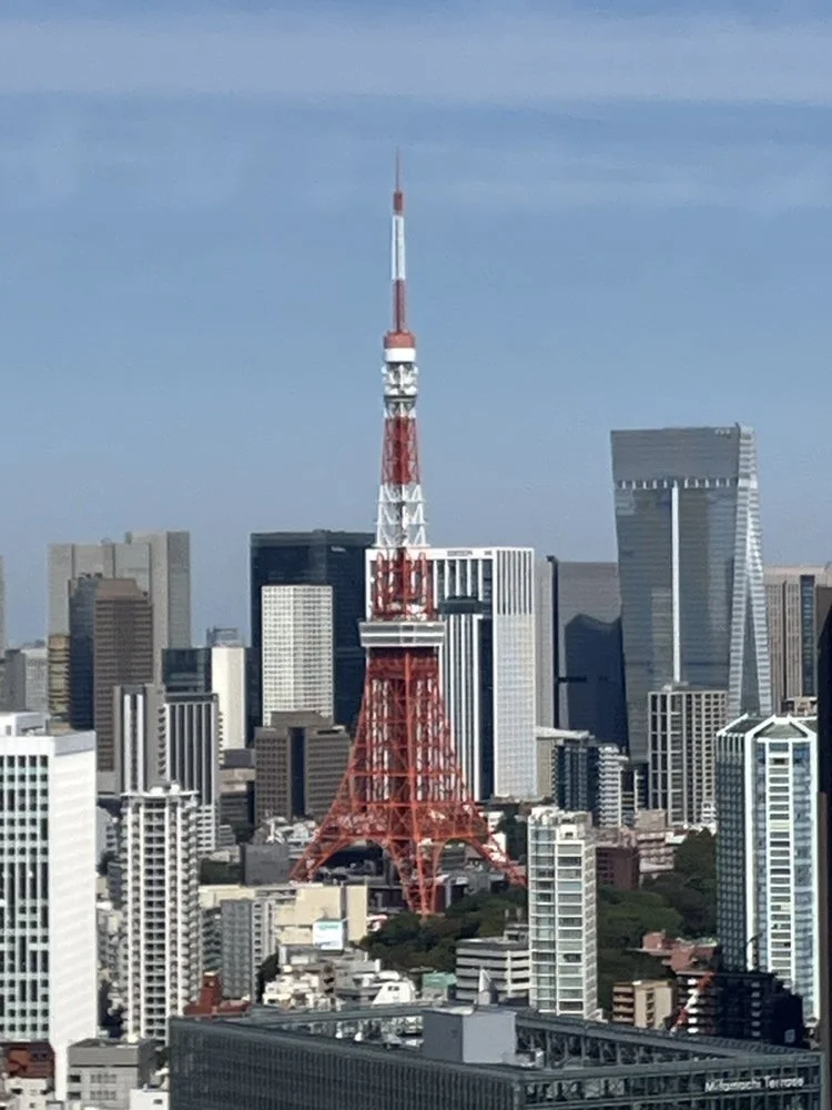 東京タワーと東京の高層ビル群