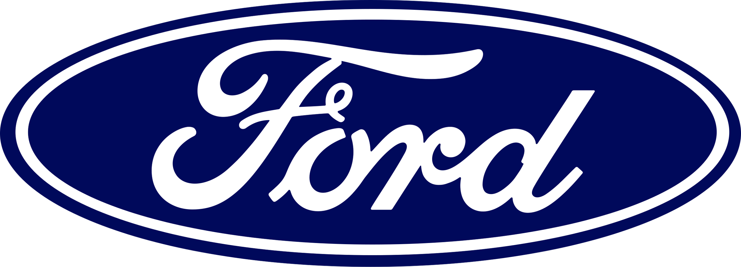 Logotipo azul de Ford