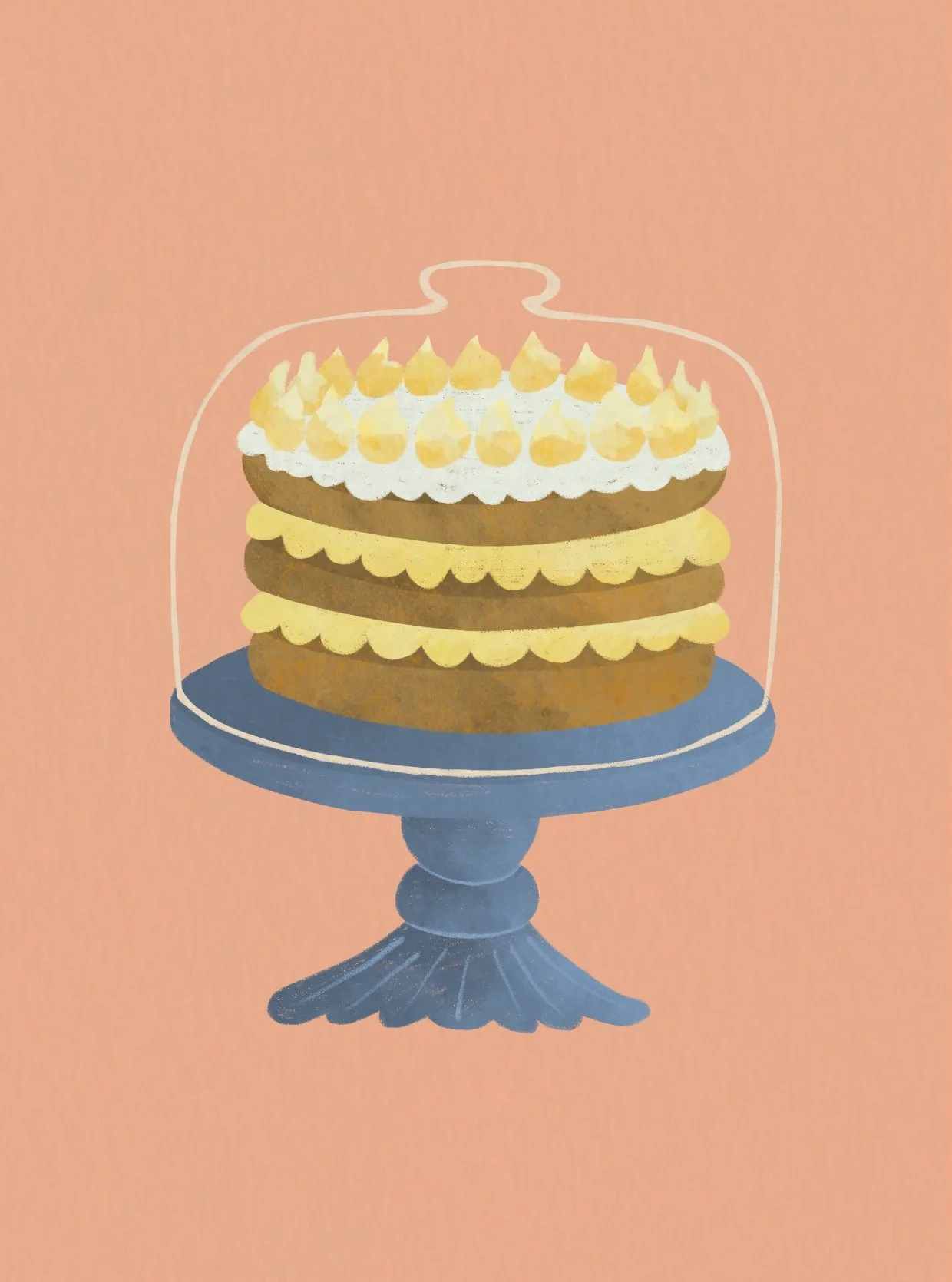 A little layer cake, safely tucked under glass 🍰

#childrensillustration #childrensbookillustration #kidlitart #illustrator #foodillustration #cakeillustration #illustratedfood