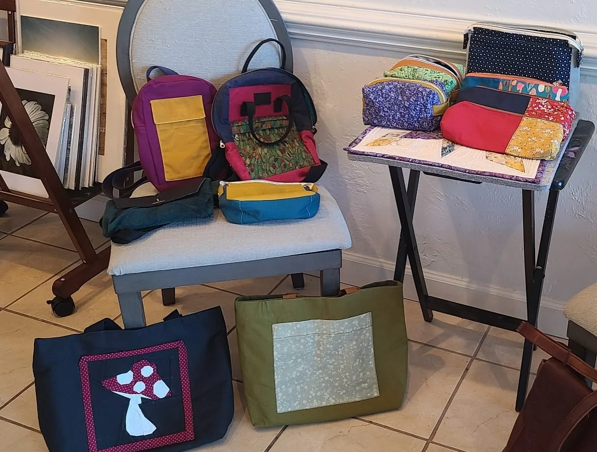 Dropped my stuff off at @art_central_phoebus yesterday! If you are in #hamptonva please go check it out. #sewing #virginia #craft #backpack #bag #smallbags #sewinginstagram #bagmaking