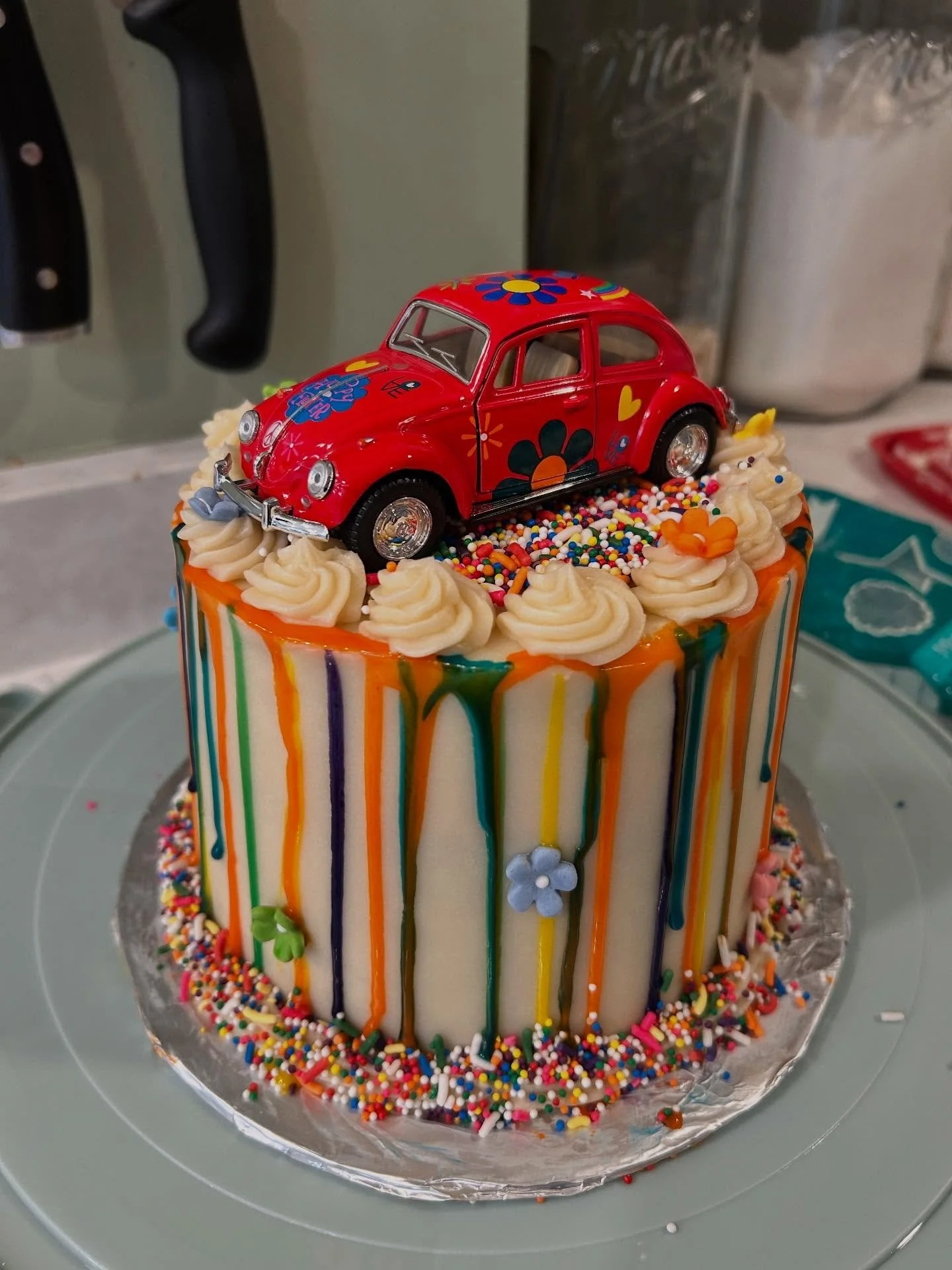 Baby girl is turning 4 #cake #baker #happybirthday #diy