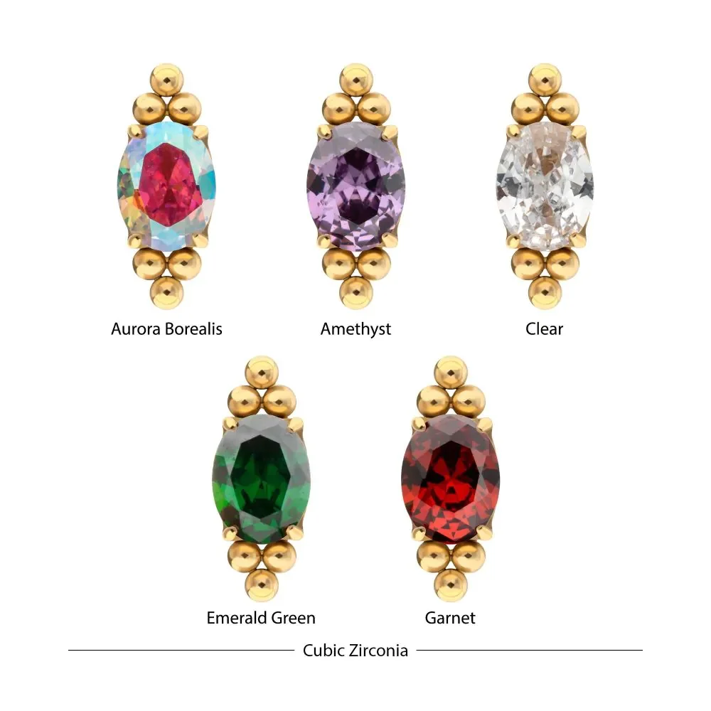 Nova Oval in Emerald Green