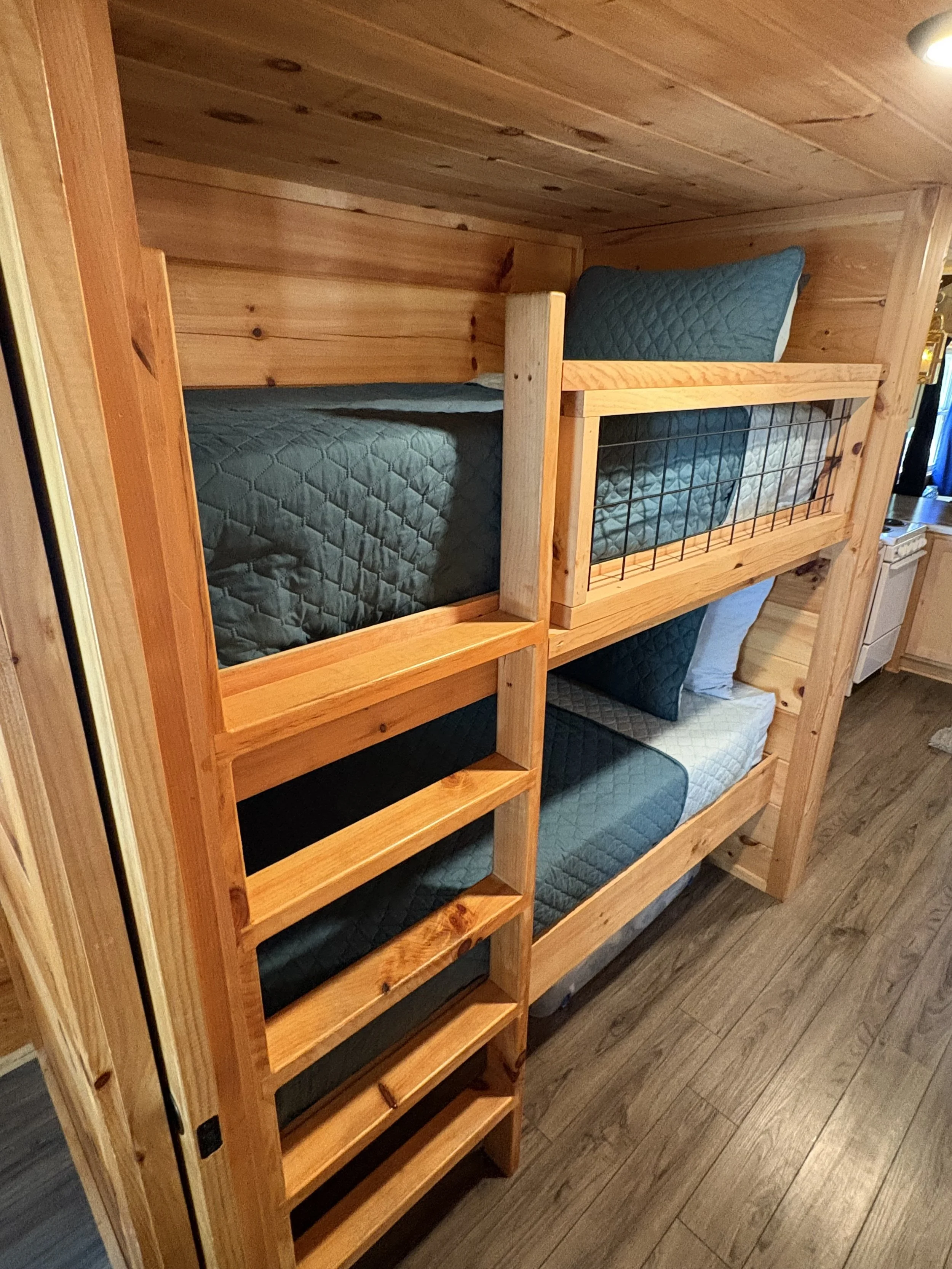 Most comfortable bunkbeds in the forest..