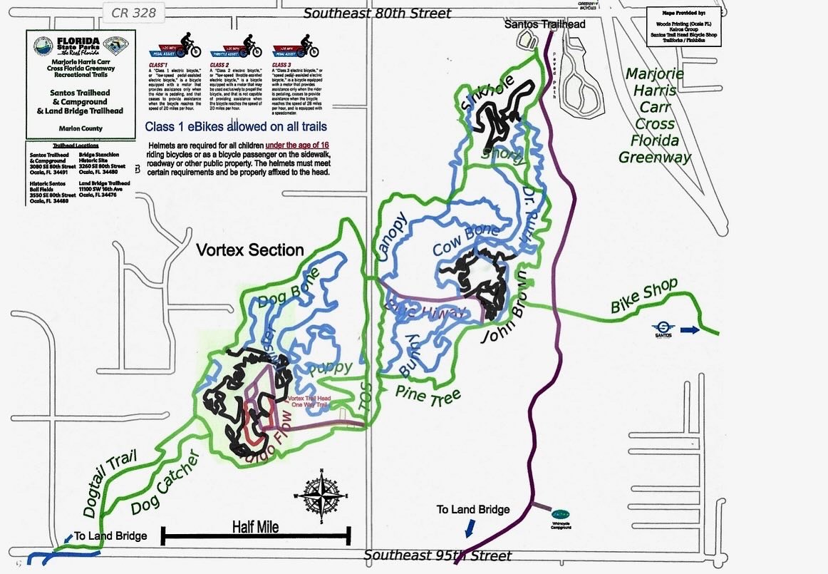 Mountain bike trails for every level of mountain biking.