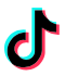 TikTok logo with a black background