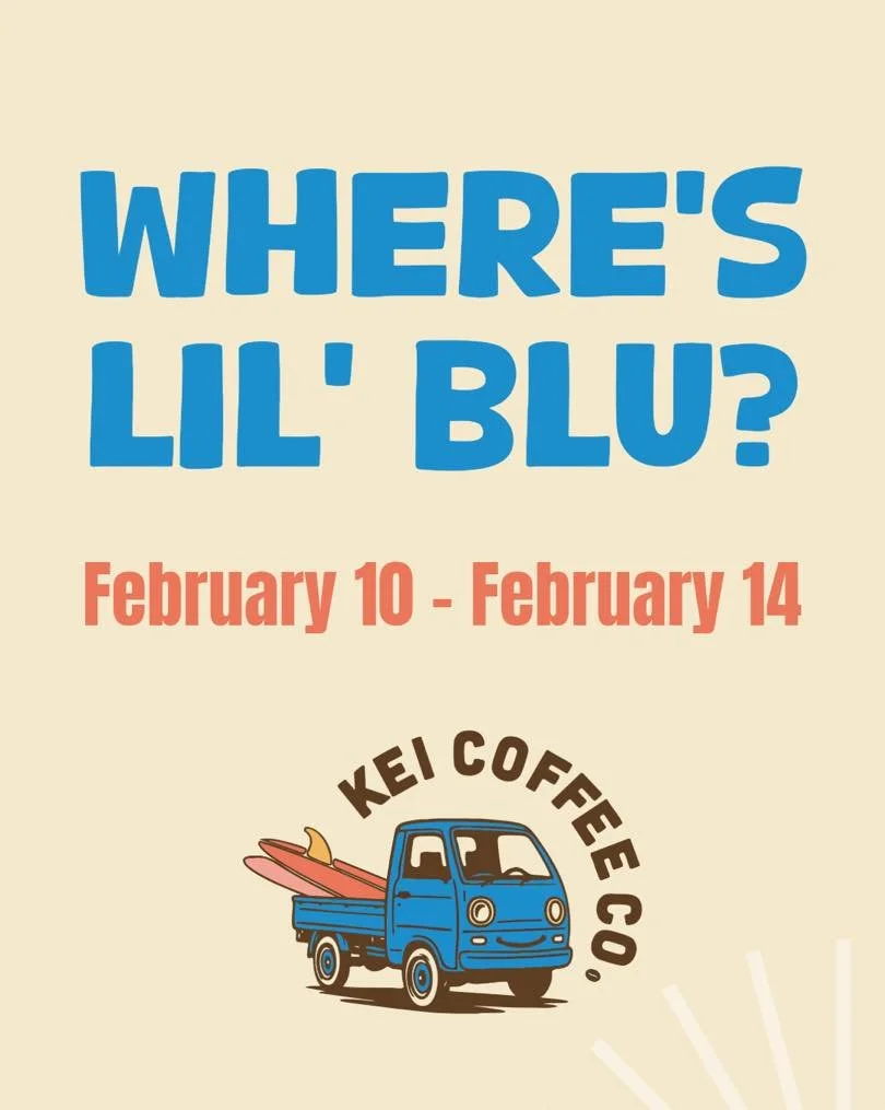 this week&rsquo;s coffee schedule is HERE! come find Lil Blu, grab your usual, or try something new. can&rsquo;t wait to see y&rsquo;all 🤍 #myrtlebeach #coffee #coffeetruck #valentinesday #smallbusiness