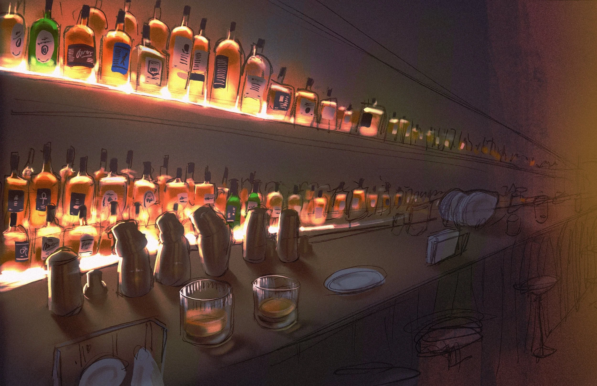 Night at Neighbor's