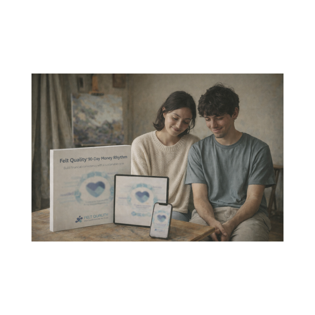 90-Day Money Rhythm — Felt Quality™ Guided Financial Framework