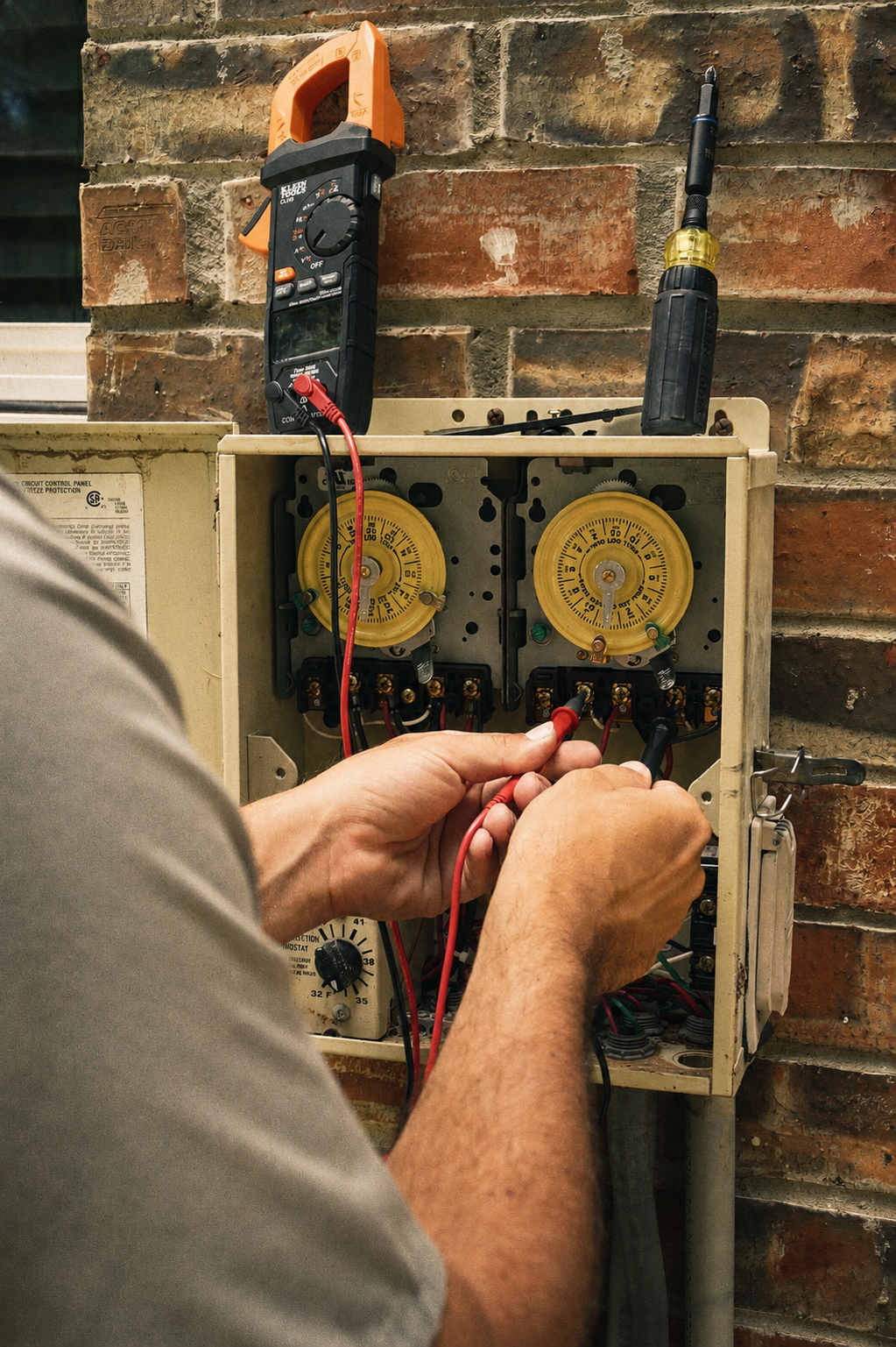 Re-Wiring Pool Timer