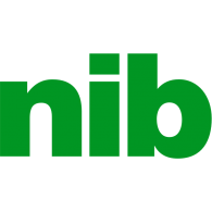 Green logo with the word 'nib' in lowercase letters.