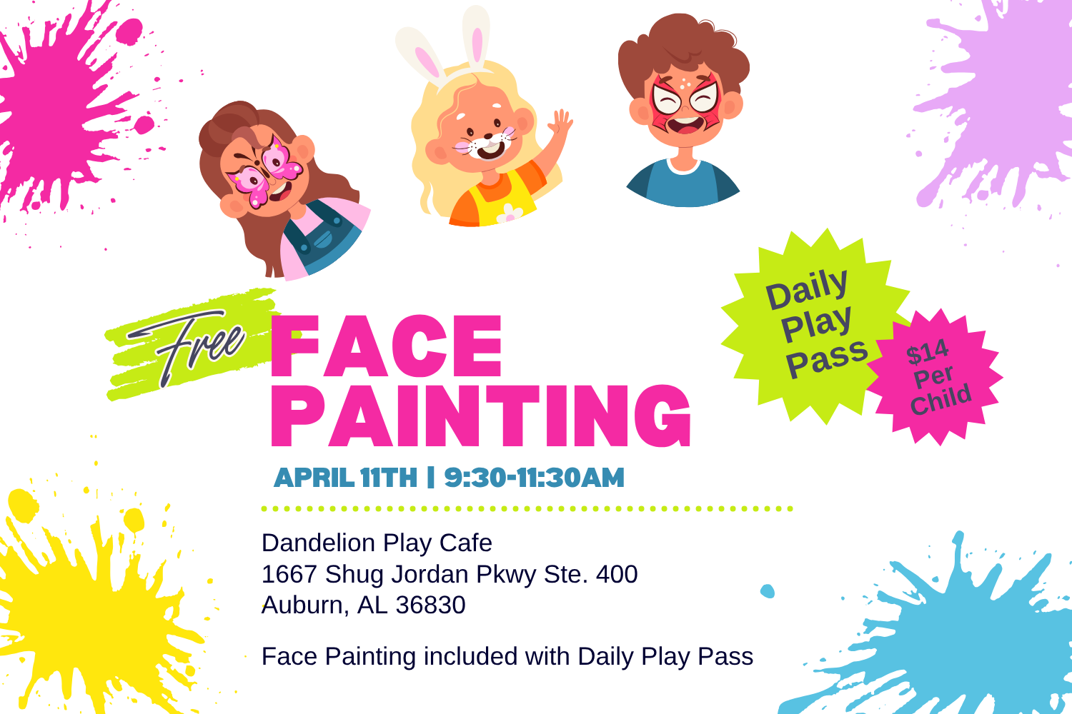 FREE FACE PAINTING