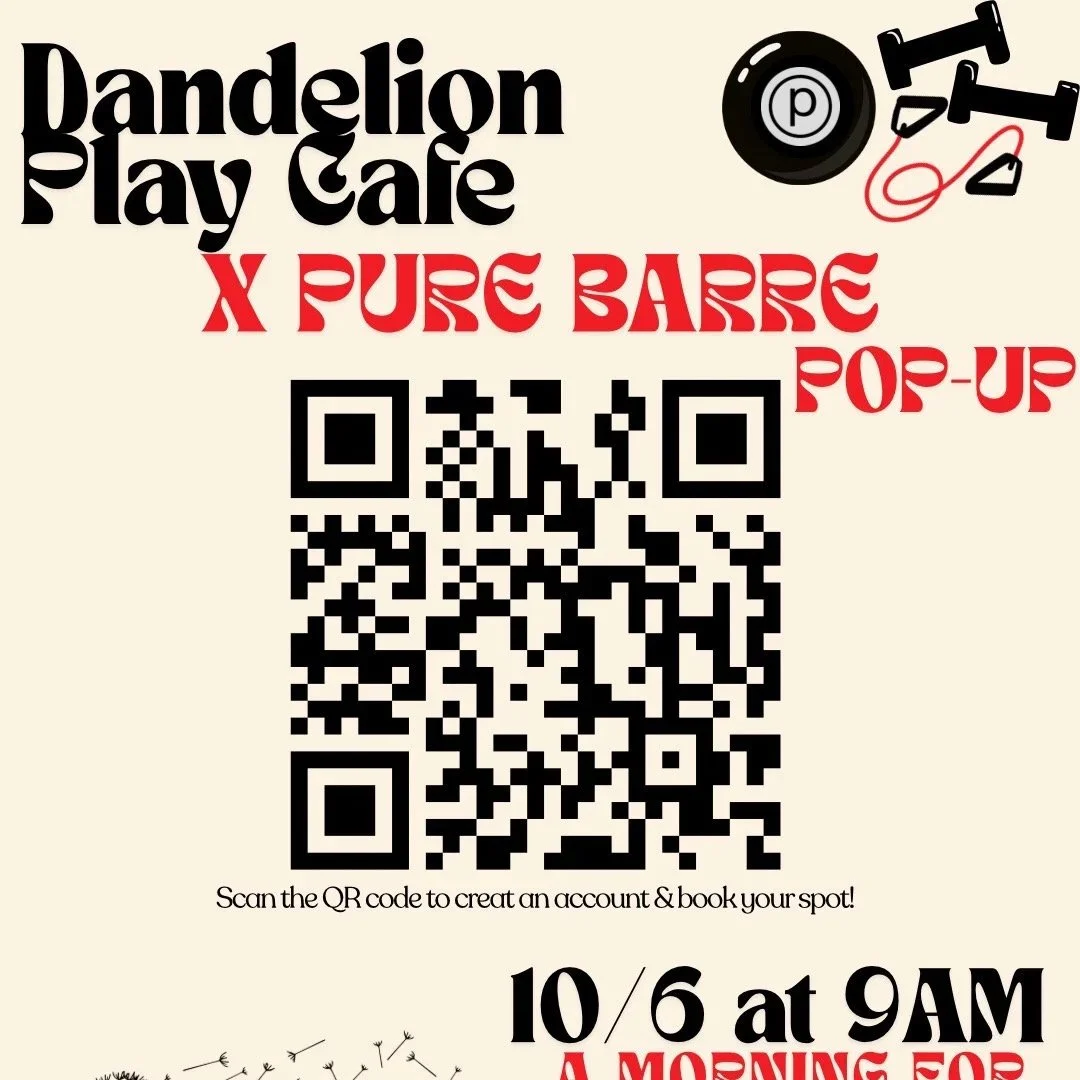 Dandelion Play Cafe x Pure Barre Pop-Up