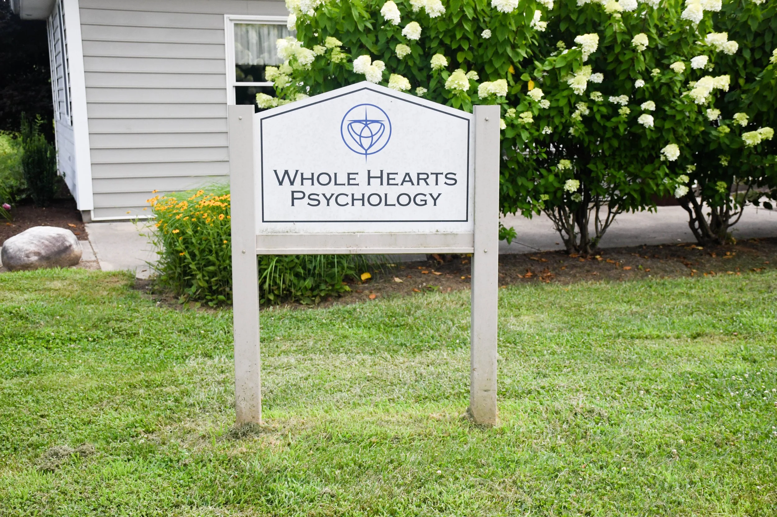 Sign for Whole Hearts Pscyhology