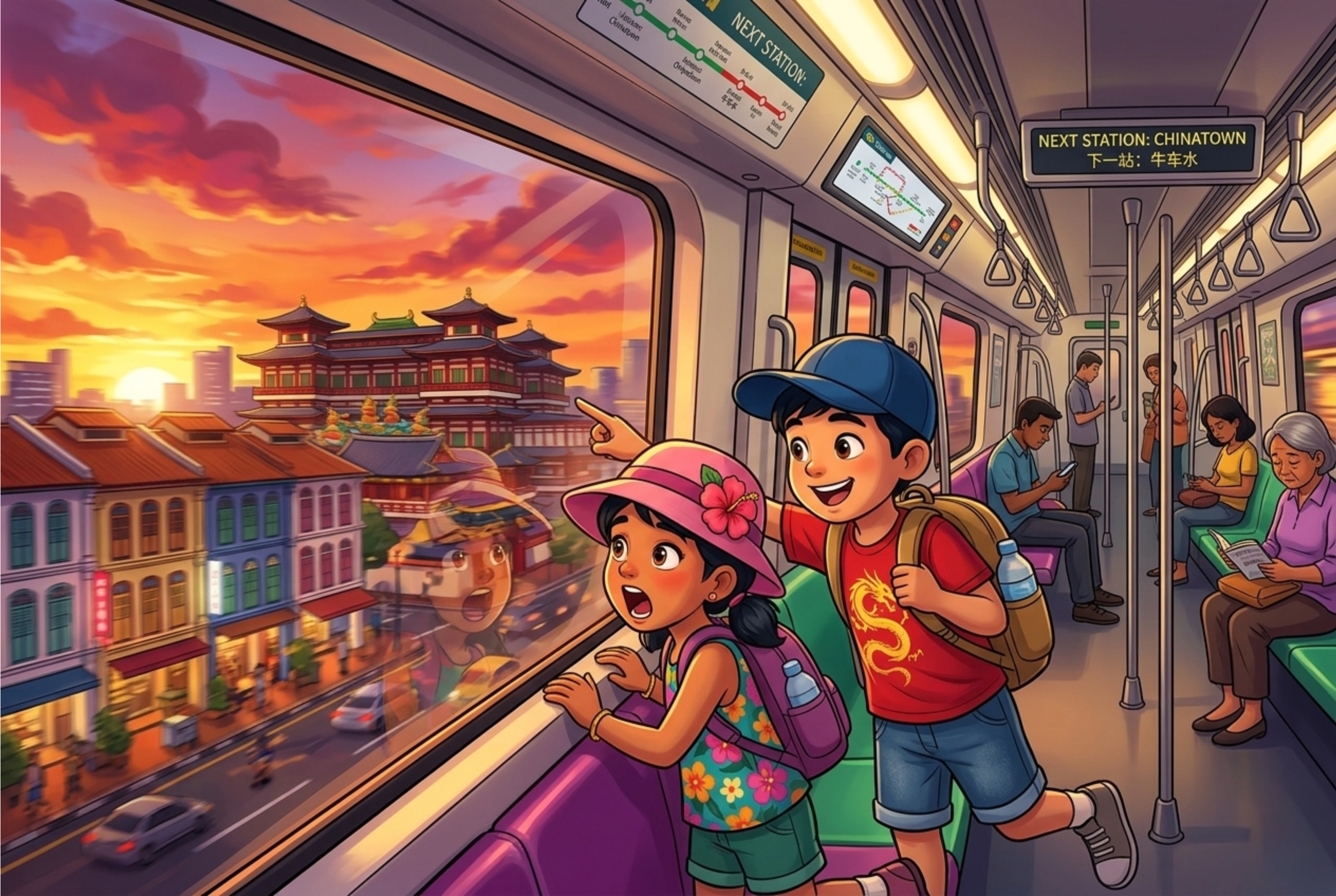 A Ride on the MRT