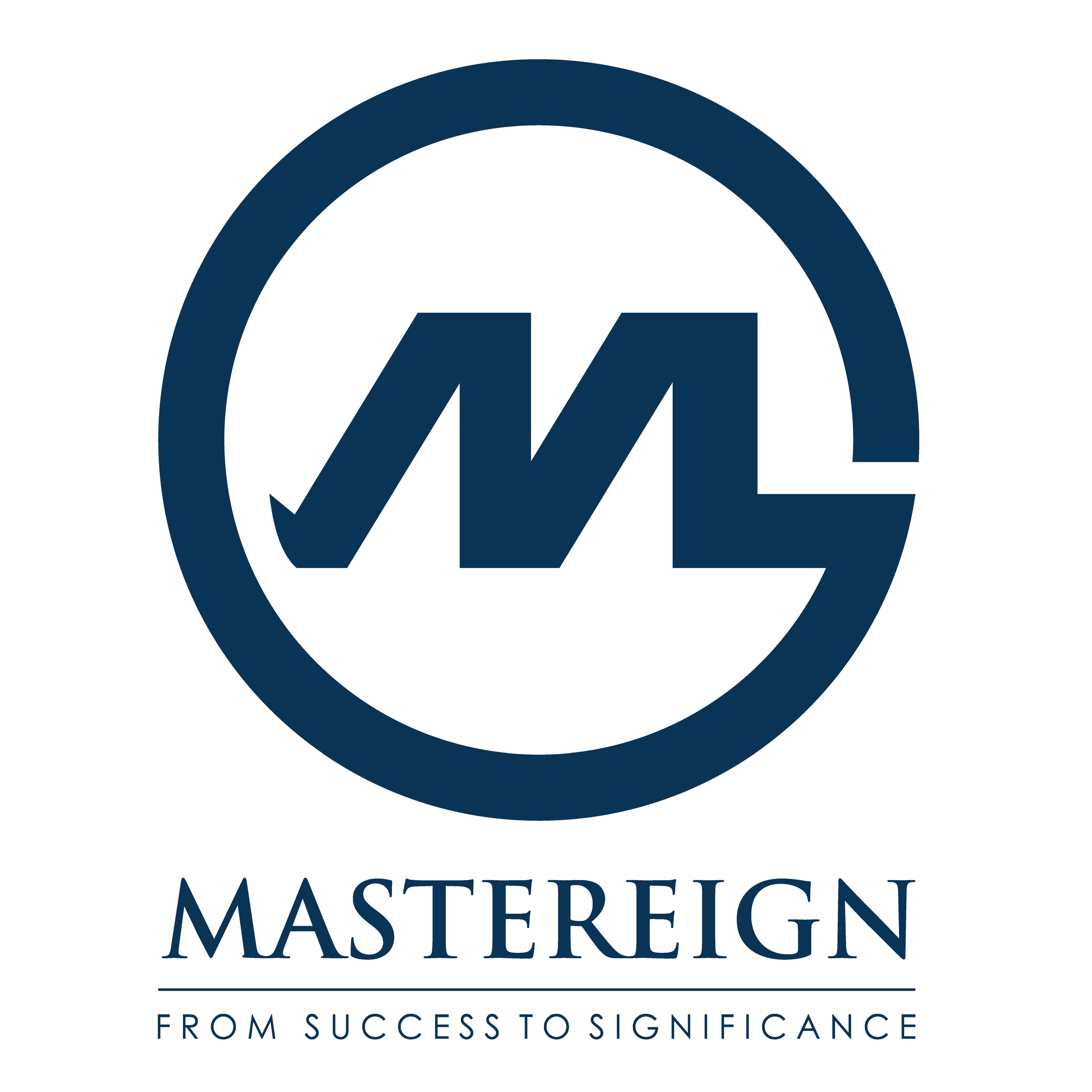 Mastering from Success to Significance logo with circular emblem and text