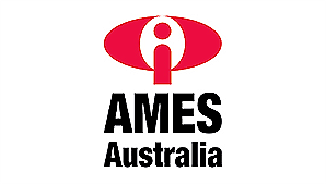 AMSA Australia logo with a red symbol and black text