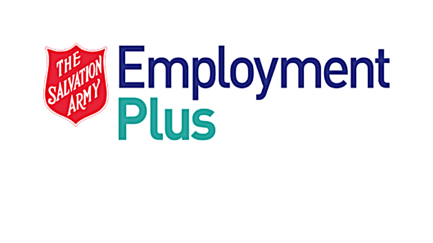 Logo of The Salvation Army for Employment Plus program.