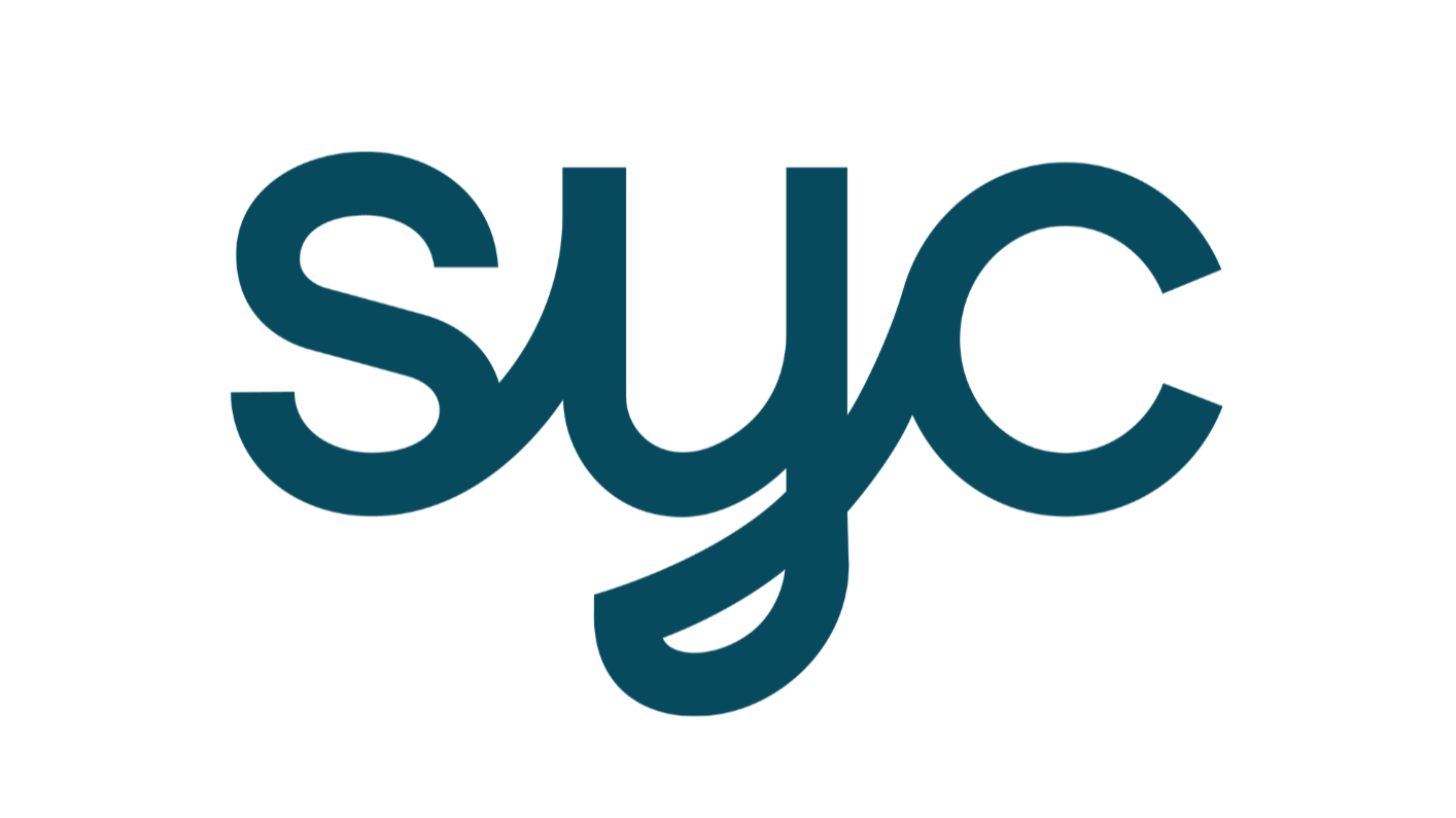 The logo of Sygic, a navigation app, with the word 'sygic' in dark blue lowercase letters.