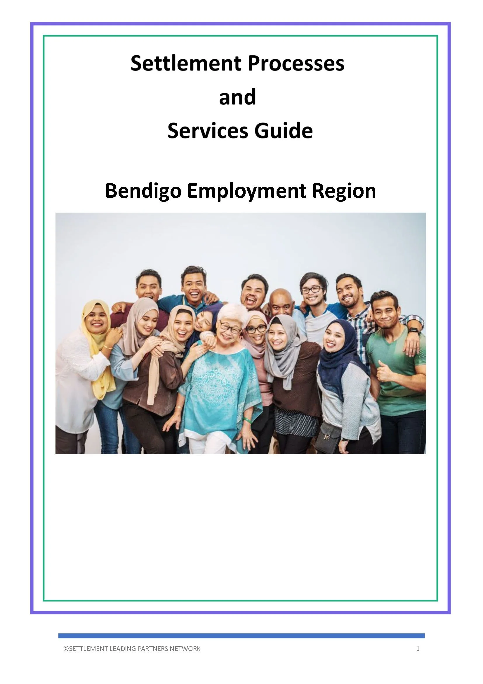 Settlement Processes and Services Guide - Bendigo