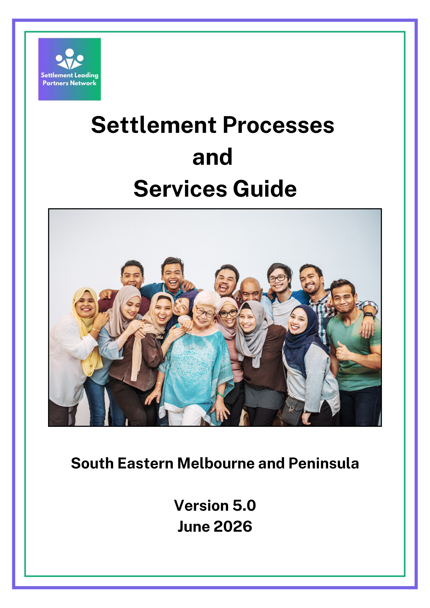Settlement Processes and Services Guide - South Eastern Melbourne and Peninsula