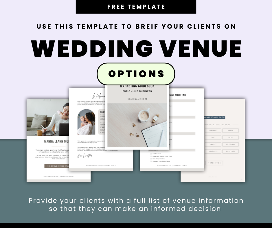Essential Information to Provide Clients During Venue Comparison Research