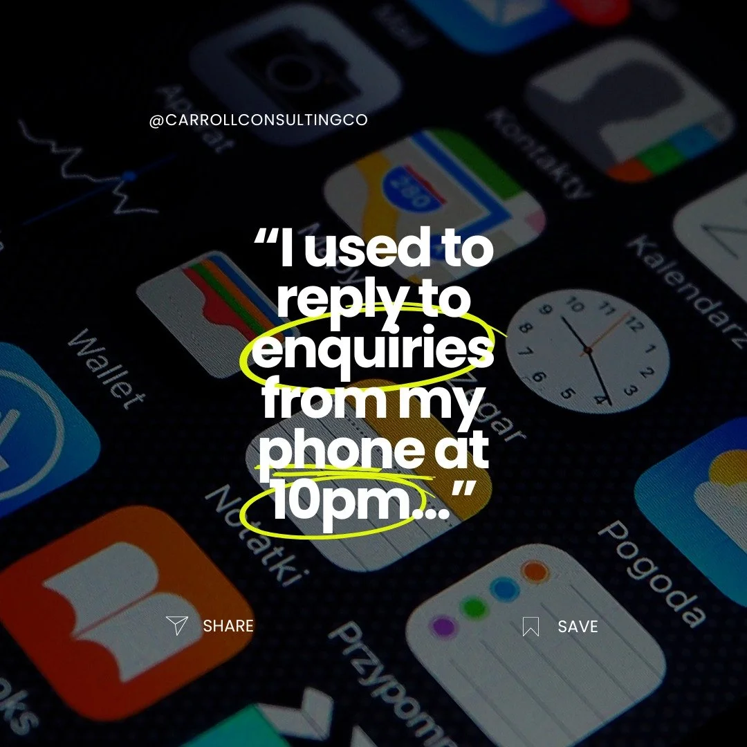&ldquo;I used to reply to enquiries from my phone at 10pm&hellip;&rdquo;
&hellip;because if I didn&rsquo;t, I was scared I&rsquo;d lose the booking.

Sound familiar?

Late-night replies, constant inbox checking, and that low-level anxiety that you&rs