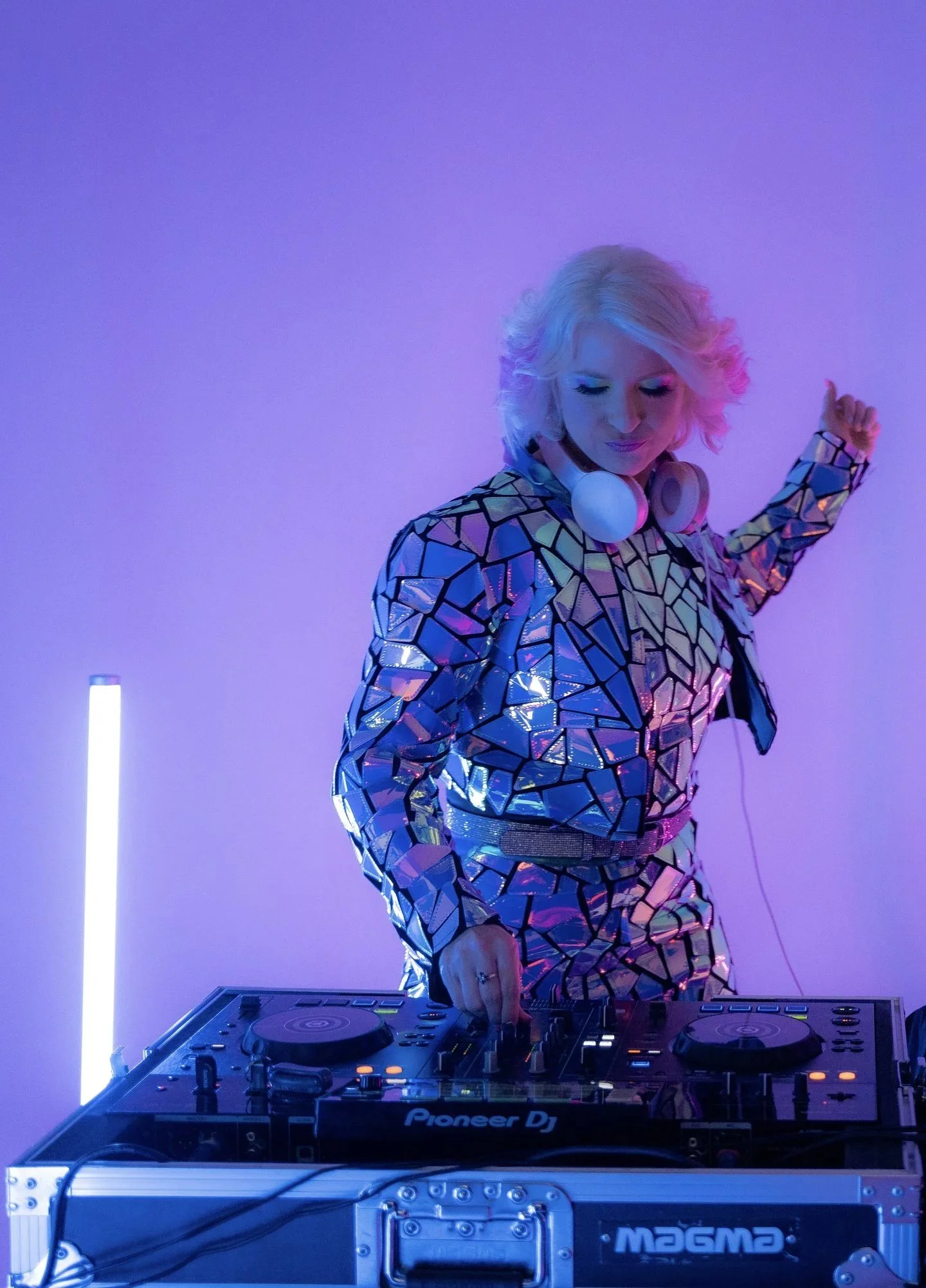 DJ Soul Fusion performing at the decks