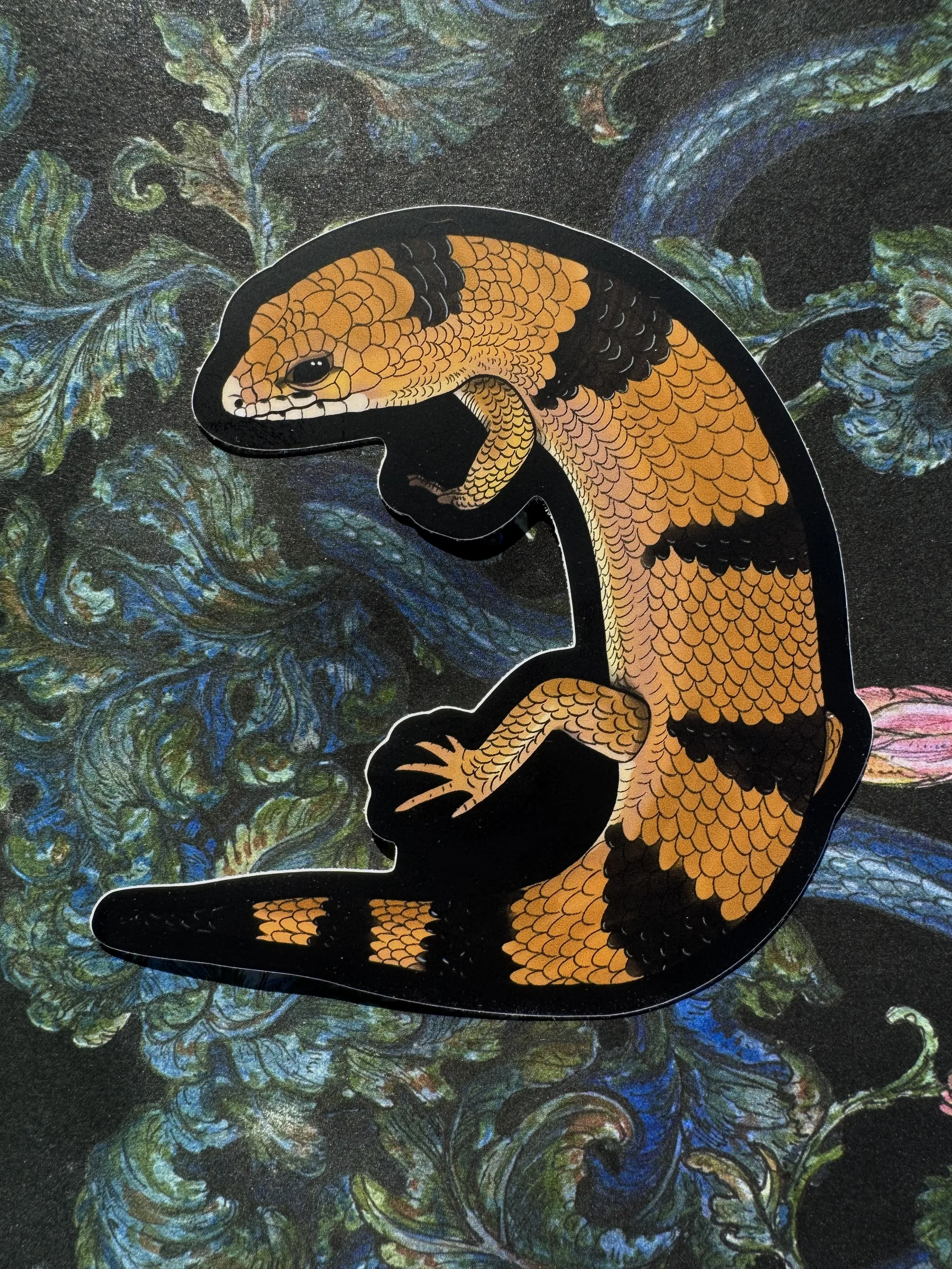 Ambrose the Banded Skink sticker
