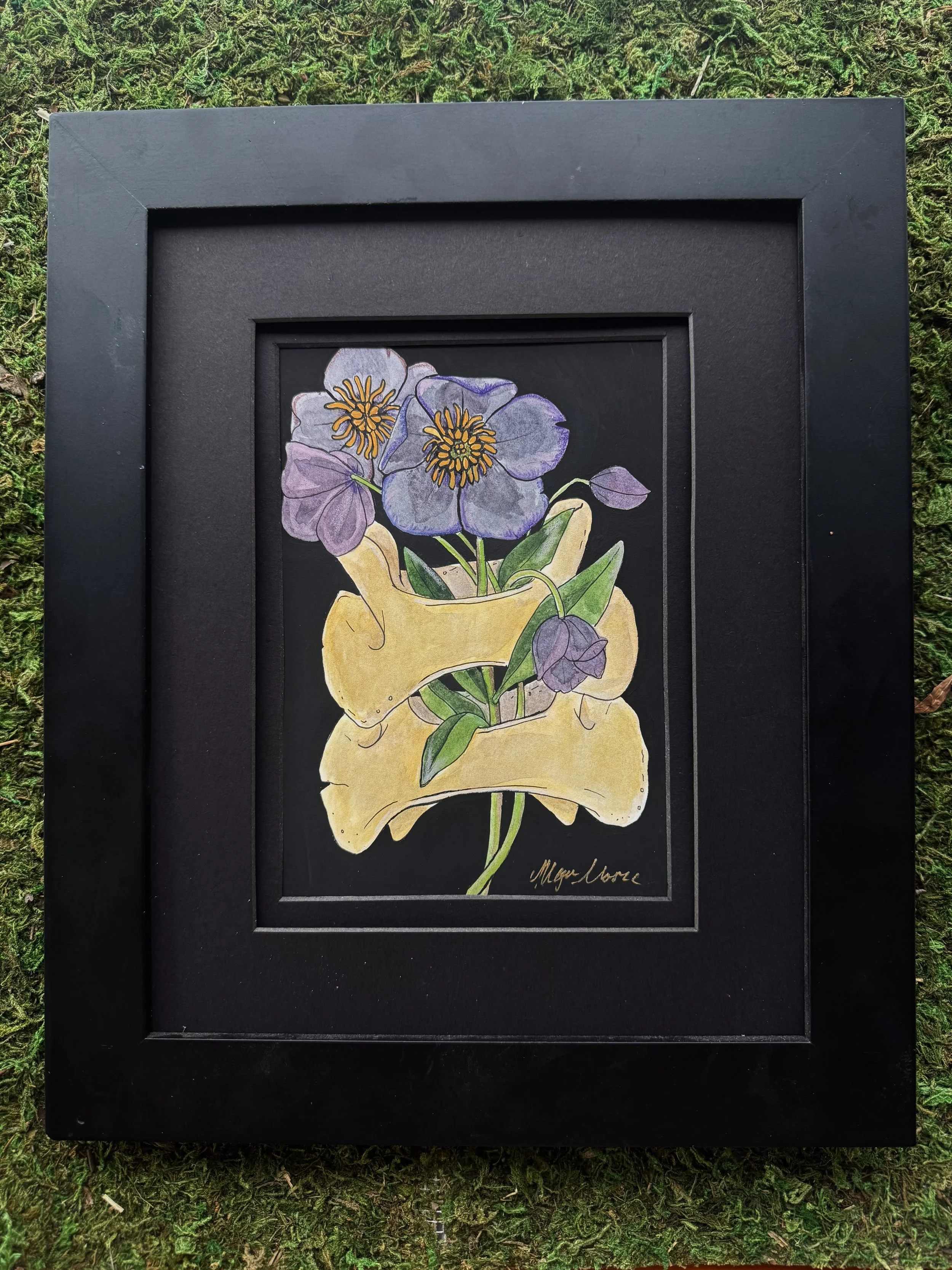 ORIGINAL "A chill in the air, a bloom in the garden"